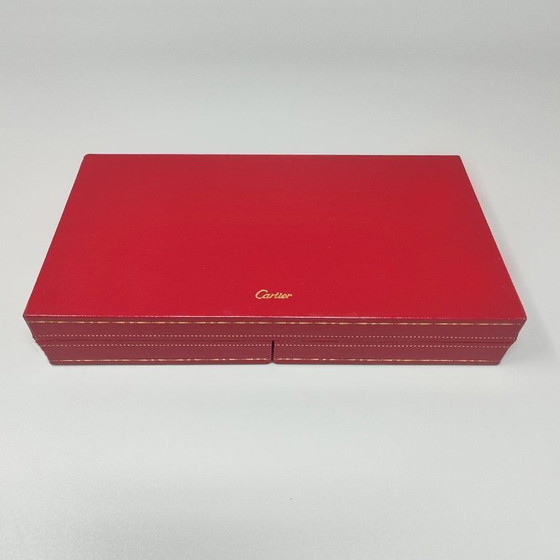 Image 1 of 1970s Original Gorgeous Playing Cards Box by Cartier in Excellent condition. Made in France