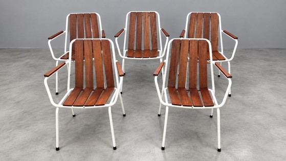 Deense Daneline / BKS Tuinset – Jaren 60 – Teak – Wood, Iron (photo 3 of 6)