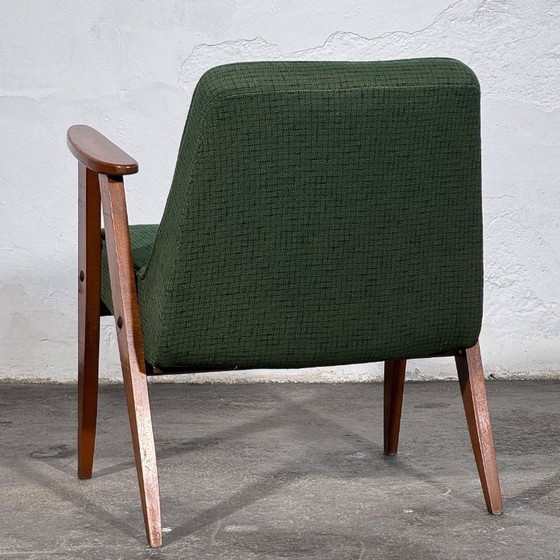 Chierowski Type 366 Lounge Chairs, Pair, 1960s – Józef Chierowski, Armchairs, Textile (photo 9 of 13)