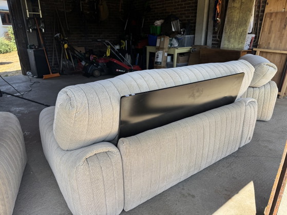 Raro set da soggiorno vintage Ligne Roset – Prodotto in Francia – Divano e 2 poltrone – Anni '70/'80 (photo 9 of 15)