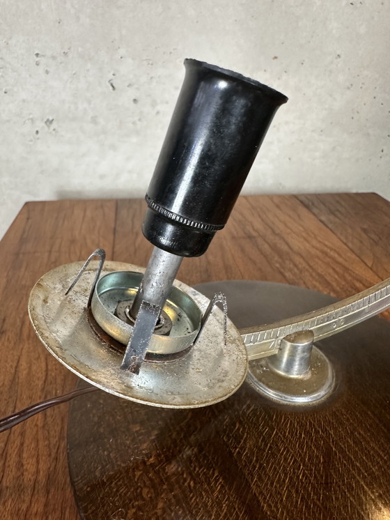 Image 1 of Vintage wereldbol ‘Colomb’ / verlichting - glas