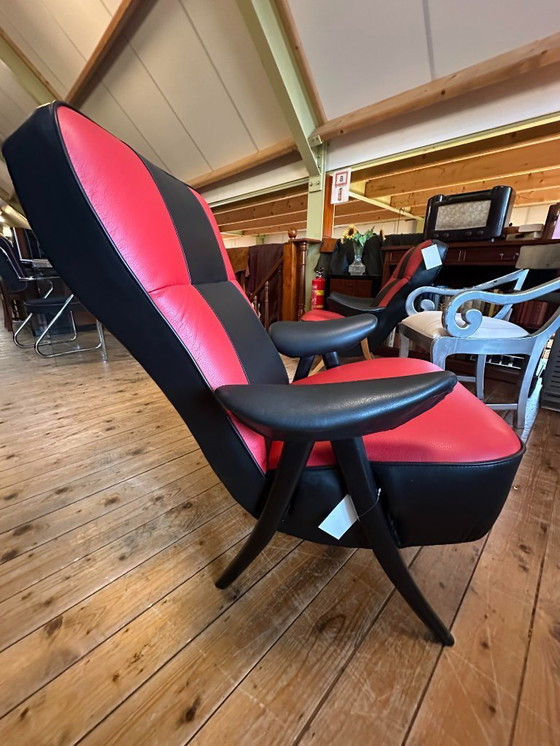 Image 1 of Artifort Hairpin Fauteuil (Model 105) nieuw gestoffeerd.