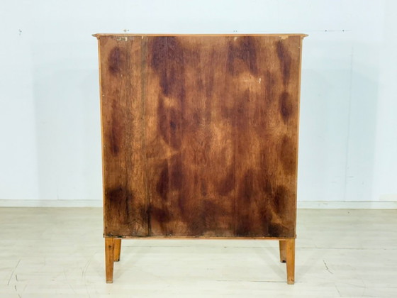 Image 1 of Vintage vitrinekast / dressoir / wandkast / servieskast uit de jaren 60 – in uitstekende staat.