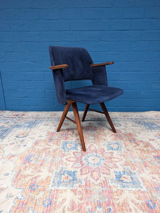 4x Sedie Vintage FT30, Cees Braakman per Pastoe, Anni '50 – Sedie da pranzo, Cotton, Wood (photo 10 of 23)