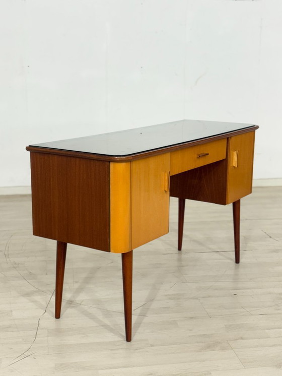 Image 1 of Bureau/Coiffeuse/Table vintage style années 50