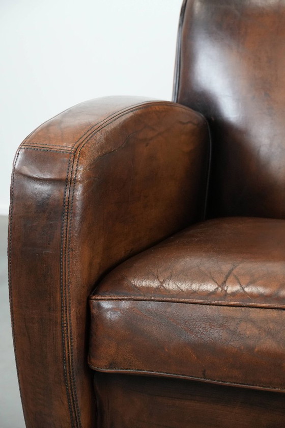 Image 1 of Vintage sheepskin armchair