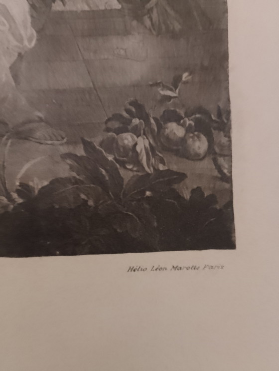 Image 1 of Rara eliogravure d'arte, "Il Trionfo di Flora", laboratorio di Léon Marotte, Parigi