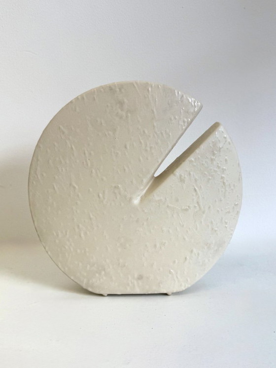 Image 1 of Off-white ceramic vase by Nereo Boaretto