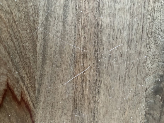 Image 1 of Large industrial dining table and benches 