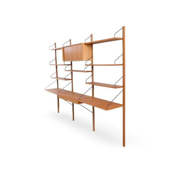 Image 1 of Poul Cadovius Midcentury Bücher- Wandregal Royal Systeme Cado1