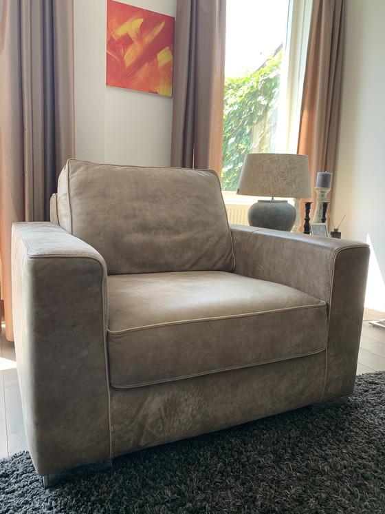 Image 1 of Sehr schöner Ledersessel / Loveseat