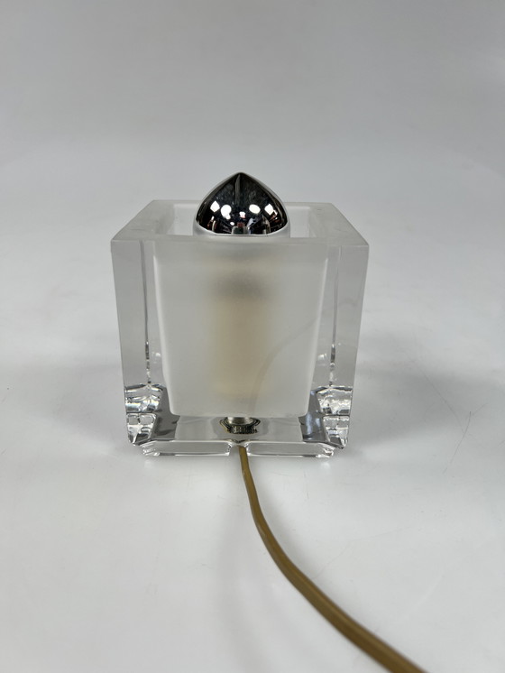 Image 1 of Lampada vintage a cubo in vetro, design Nachtmann Leuchten, Germania anni '70