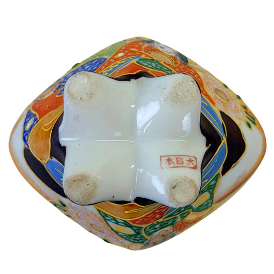 Koro in Porcellana Giapponese Stile Satsuma Vintage con Marchio Dai Nippon – Metà del XX Secolo (photo 7 of 8)