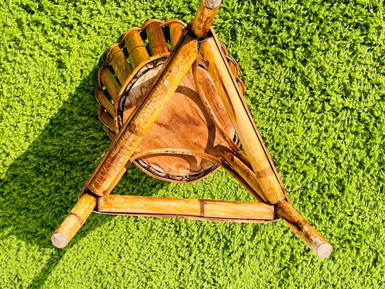 Image 1 of Supporto per piante in bambù * Vintage anni '50 * Porta piante