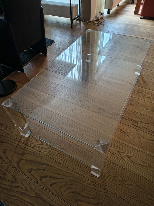 Table basse en verre en excellent état !