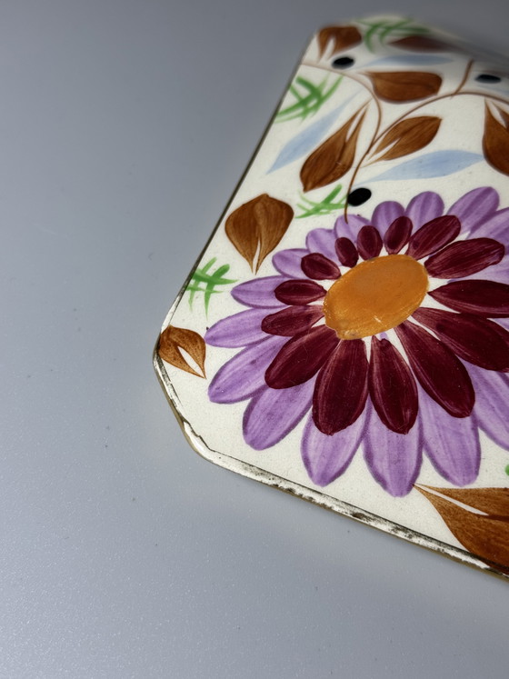 Image 1 of Boîte couverte Art Déco en céramique Boch Frères par Raymond Chevalier, Belgique, années 1930