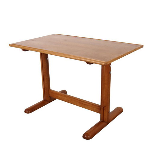 Escritorio con tablero regulable, diseño italiano, años 70, fabricado en Italia.