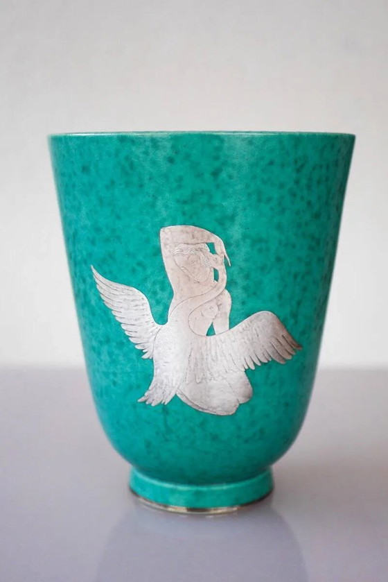 Image 1 of Argenta vase by Wilhelm Kåge for Gustavsberg, 1930s