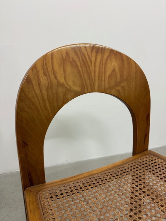 Image 1 of 6x 'Arcadia' stoelen van A. Caraceni, Italië jaren 70