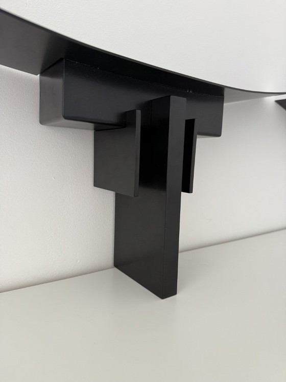 Image 1 of Par de apliques de pared JEAN MICHEL WILMOTTE, diseño de los años 80, PALAST Starck Memphis