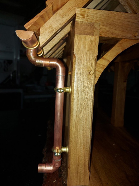 Image 1 of Nichoir de luxe en chêne massif – Design pour le jardin