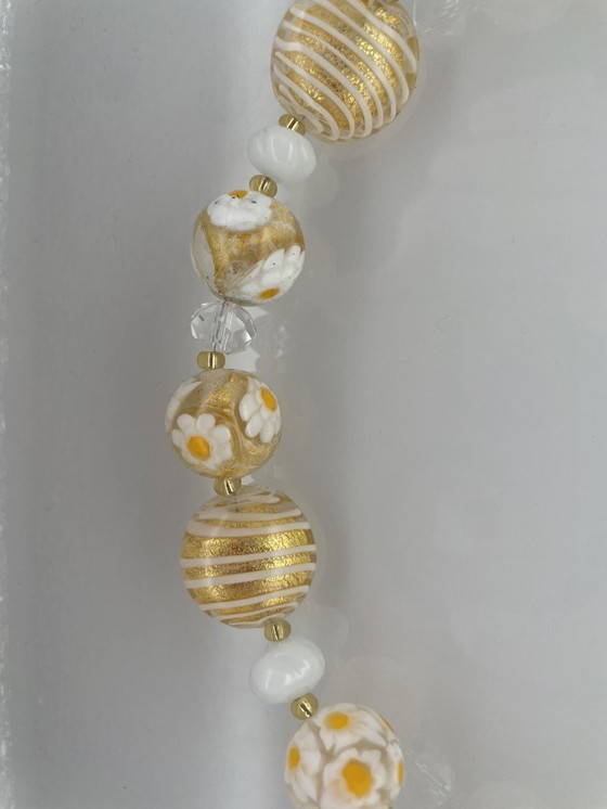 Image 1 of Collier « Fleur de Venise » – Verre de Murano et or