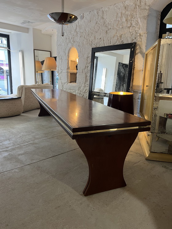 Image 1 of Grote eettafel in de refter - jaren 80