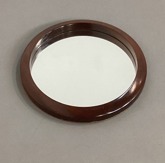 Image 1 of Vintage Sixties Swedish Teak Mirror