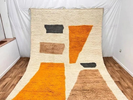 Natural Wool Moroccan Berber Carpet 300cmx400cm – Tappeti, Lana (photo 3 of 7)