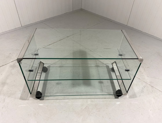 Image 1 of Mueble para equipos de audio, mueble para TV y mesa auxiliar de Gallotti&Radice, Tris 1971.