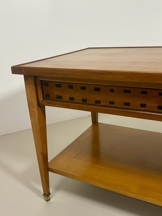 Image 1 of Vintage 70's oak coffee table Ref Claudia