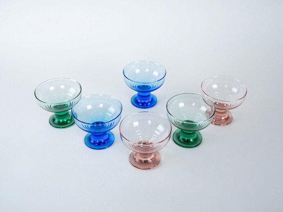 Image 1 of Set di ciotole da dessert, design italiano, anni '70, produzione: Italia