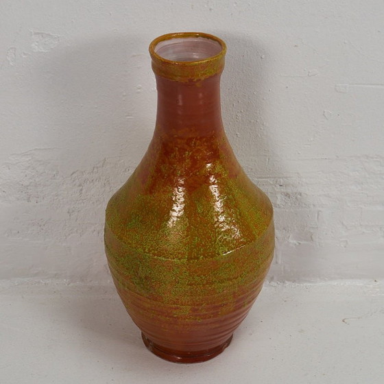Vaso decorativo vintage arancione (c. 1950), Vasi, Ceramica (foto 10 di 12)
