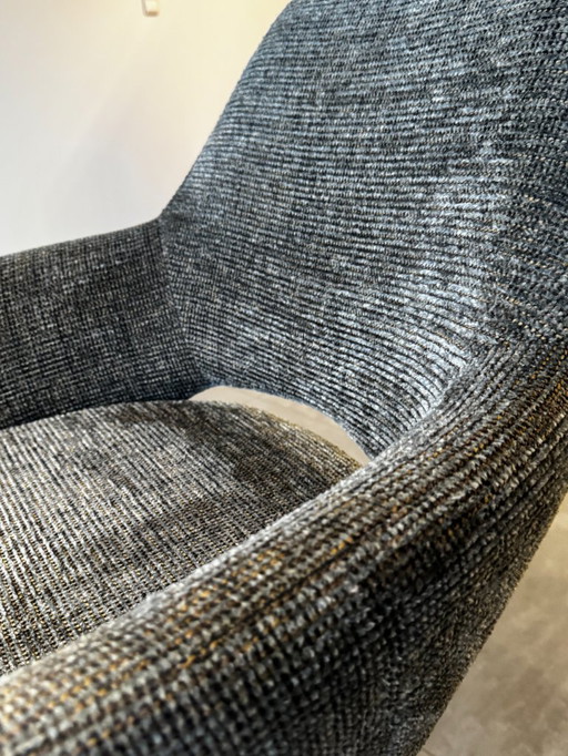 4er-Set Haru-Loungesessel – neuwertig – Braun