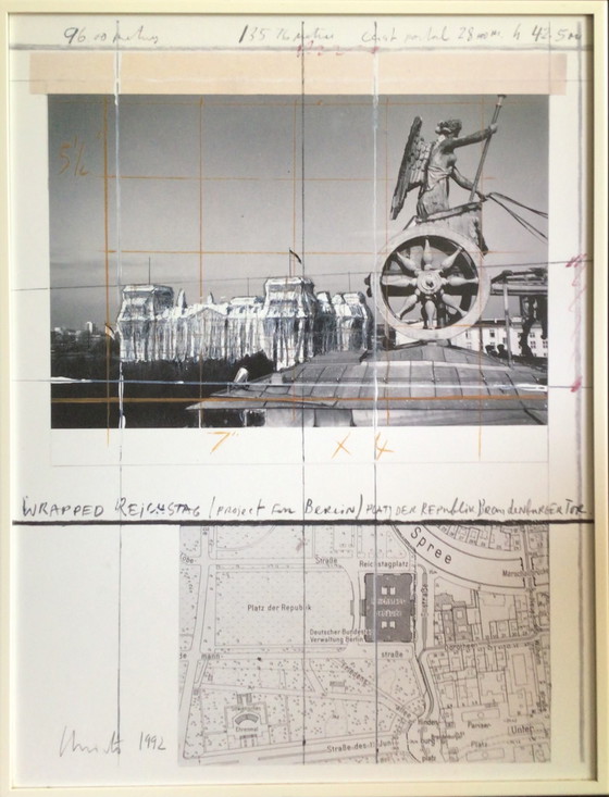 Image 1 of Christo 6 tirages d'art en lithographie offset