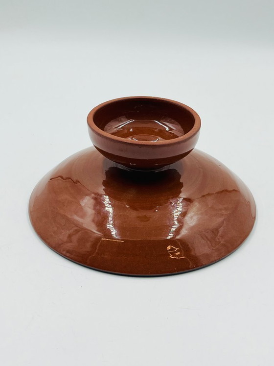 Image 1 of Troyan ceramic footed bowl from Bulgaria