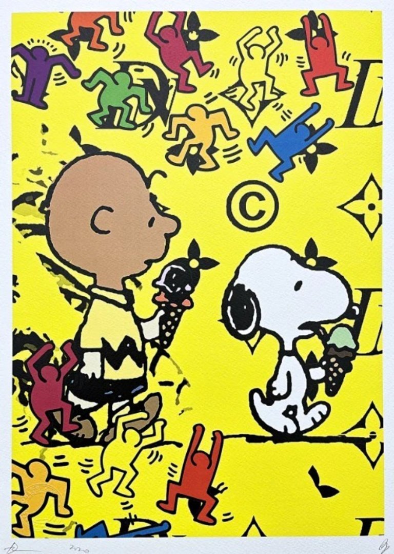 【DEATH NYC】Snoopy＆アイスクリーム Death Nyc - Charlie Brown, Snoopy and Ice Cream - Limited Edition