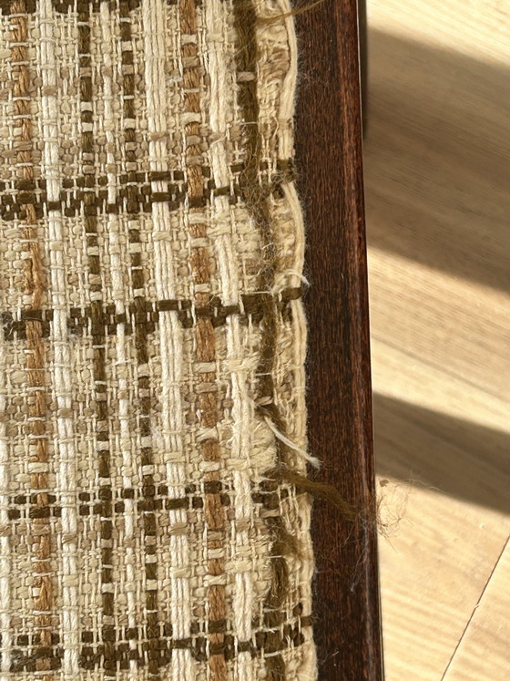 4x Sedie vintage Mid-Century – Sedie da pranzo, Tessile, Legno (photo 6 of 6)