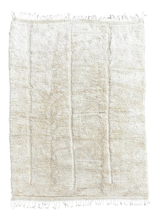 Tapis berbère marocain moderne – Tapis en laine fait main – 3 x 2 m
