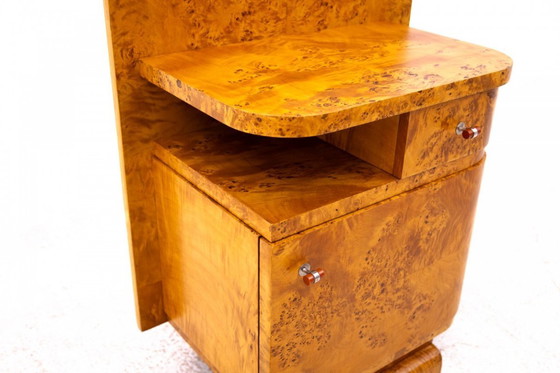 Image 1 of Mesillas de noche Art Déco, Polonia, hacia 1930.