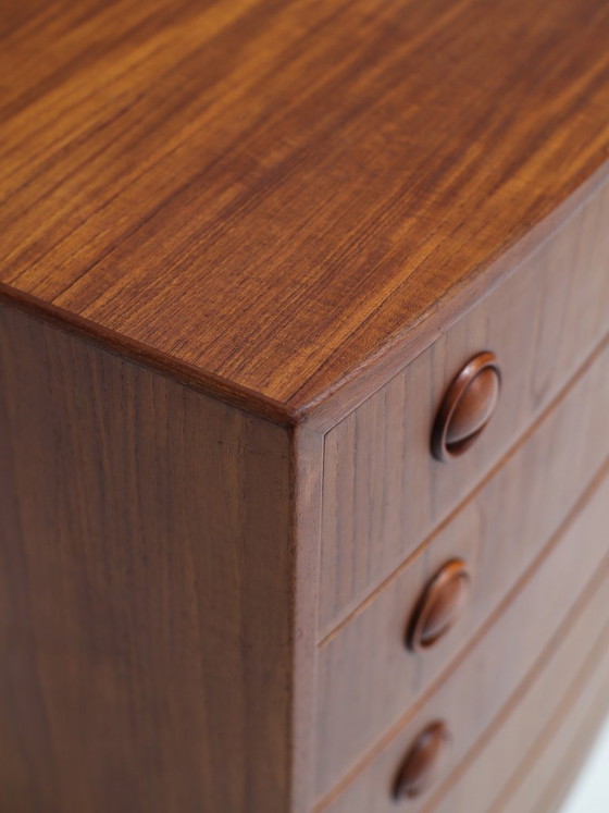 Cassettiera Vintage Danese in Teak Curvo Kai Kristiansen – Cassettiere, Wood (photo 9 of 16)