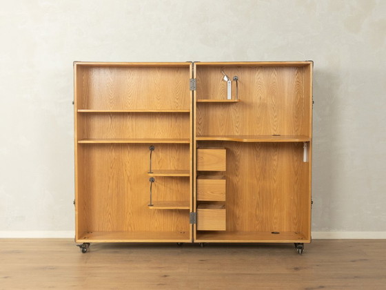 Bureau Hemingway, secrétaire vintage, Bureaux, Bois, Cuir, Gris (photo 3 sur 15)