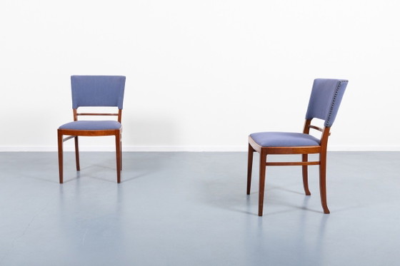 Image 1 of Chaises de salle à manger danoises du milieu du XXe siècle, datant des années 1950
