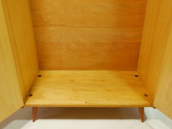 Image 1 of Armoire d'entrée vintage / armoire à vêtements / armoire à linge - années 60, Allemagne