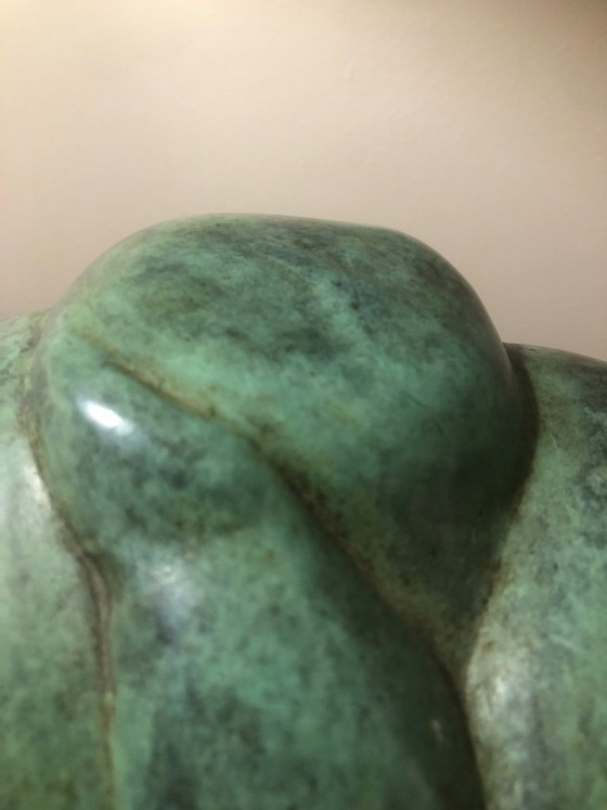 Beautiful Green Bronze Statue – Sculpture, Stone (photo 10 of 12)