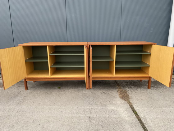 Image 1 of Set van twee vintage dressoirs 