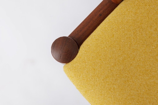 Kai Kristiansen Model 31 Chair, Schou Andersen 1960s, Danish Teak Dining Chair, Restored Upholstered, Mid Century Modern