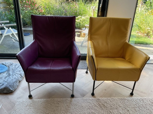 Sillones Montis Charly – fauteuils, Leather, Metal