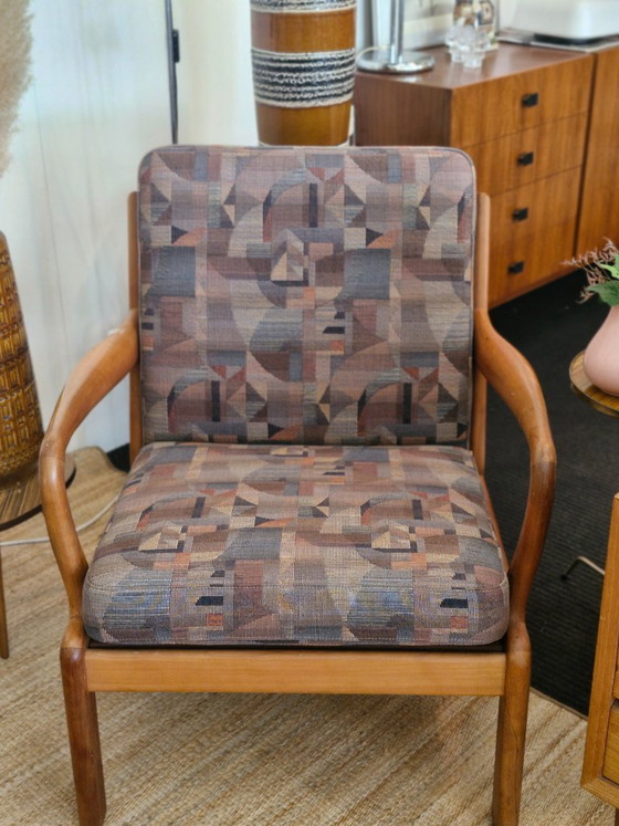 Image 1 of Poltrona di design danese J. Olson & Son in teak