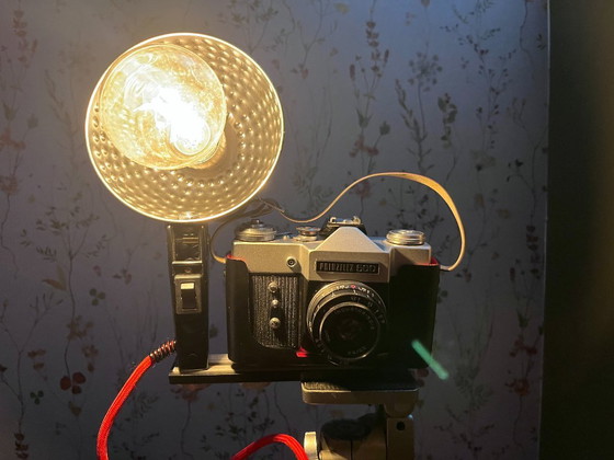 Image 1 of Design USSR Camera built-in lamp on tripod